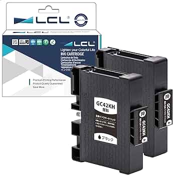 Amazon.co.jp: LCL RICOH用 リコー用 GC42 GC42H GC42K GC42KH 顔料